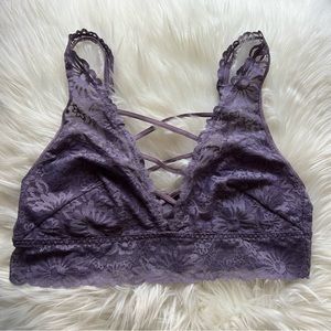 PINK VS lace bralette